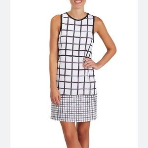 ⭐️ Mud Pie Rosie shift dress white & black